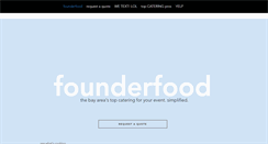 Desktop Screenshot of founderfood.com